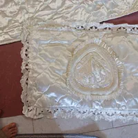 روتختی دونفره ساتن ابریشمی گل برجسته|سرویس روتختی|مشهد, شهرک بهارستان|دیوار