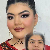 میکاپ شینیون حرفه ای+آموزش تخصصی ارائه نمونه کار|خدمات آرایشگری و زیبایی|مشهد, ابوذر|دیوار