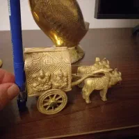 کالسکه برنج هندی|مجسمه، تندیس، ماکت|ساوه, |دیوار