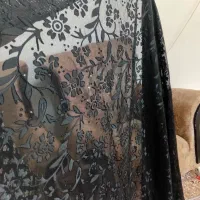 چادر مشکی گل مخمل