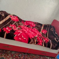 تخت نوجوان تمیز و سالم با دو کشو