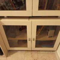 کتابخانه دو طبقه و یک عدد میز کامپیوتر|کتابخانه، شلف، قفسههای دیواری|تهران, تهرانپارس غربی|دیوار