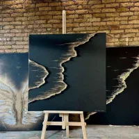 تابلو پتینه دست‌ساز .اجرای اختصاصی