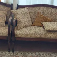 مبل ۷ نفره چوب محکم ویک تیکه|مبلمان خانگی و میز عسلی|تهران, حشمتیه|دیوار