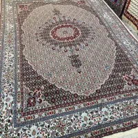 فرش نه متری جفت ماهی گل ابریشم