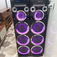 باند اسپیکر دی مکس چراغ دار بلوتوث دار درحدصفر|سیستم صوتی خانگی|سنندج, |دیوار