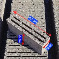 بلوک سبک وسنگین۷تا۲۰سه جداره