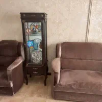 مبل هفت نفره به همراه میز ناهارخوری ۸ نفره|میز و صندلی غذاخوری|شفت, |دیوار