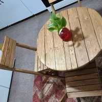 میز و صندلی سه نفره تاشو