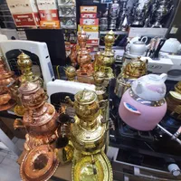 سماور ذغالی ( زغالی ) مس و برنج|سماور، چای‌ساز، قهوه‌ساز|اصفهان, سودان|دیوار