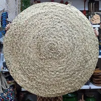 حصیر گرد گلدار|صنایع دستی و سایر لوازم تزئینی|رشت, هلال احمر|دیوار