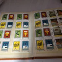 دوعدد آلبوم تمبر|کلکسیون سکه، تمبر، اسکناس|دوگنبدان, |دیوار