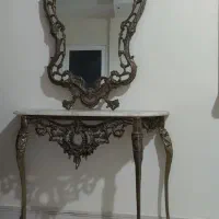 آینه کنسول برنجی قدیمی