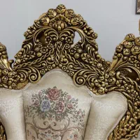 مبل ۹نفره و ناهارخوری ۱۰ نفره ورق طلا|مبلمان خانگی و میز عسلی|کرمانشاه, |دیوار