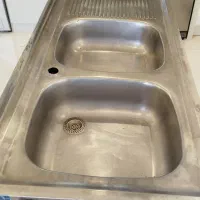 کابینت فلزی با سینگ دوقلو