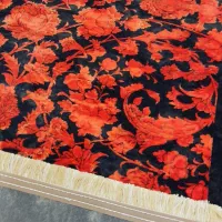 دو عدد فرش قرمز محتشم ۱۰۰۰شانه تراکم۳۲۰۰ در حد نو|فرش|خرم‌آباد, |دیوار