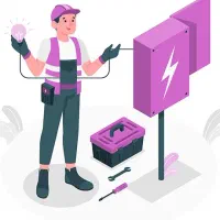 سیم کشی صفرتاصد ساختمان و دوربین مداربسته