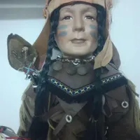 مجسمه سفالی سرخ پوست کلکسیونی