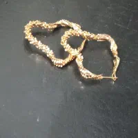 گوشواره ژپینگ رنگ ثابت