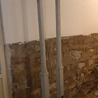 پایه فلزی چراغ ورق سنگین 240cmآکبند