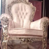مبلمان‌سلطنتی9نفره‌نو|مبلمان خانگی و میز عسلی|فولادشهر, مسکن مهر فولادشهر|دیوار
