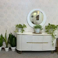 مبل نه نفره با میز ناهار خوری اینه کنسول میزتیوی|مبلمان خانگی و میز عسلی|کرج, حصارک پایین|دیوار