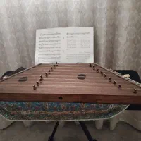 سنتور حمید موسوی مدل آکاژو + میز چاووش