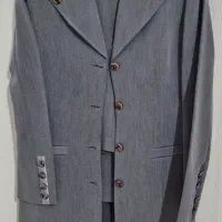 مانتو و شلوار اداری طوسی