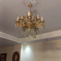 لوستر برنز۵شاخه۱۰شعله.دوتا