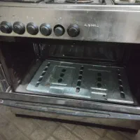 گاز فر دار استیل|اجاق گاز و لوازم برقی پخت‌وپز|مشهد, شهرک ابوذر|دیوار