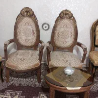 یک دست مبل ۹نفره ویک دست غذا خوری ۴نفره سالم