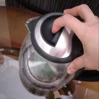 کتری برقی شیشه پیرکس چراغدار در حد خیلی نو|قوری، کتری، قهوهساز دستی|کرج, فاز ۴ مهرشهر|دیوار