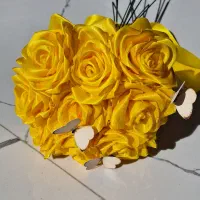 گل روبانی ابدی|گل مصنوعی|بندر گناوه, |دیوار