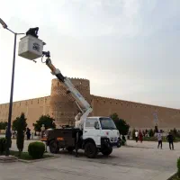 اجاره بالابر جرثقیل (نفربر) نیسان۱۲ ،ایسوزو ۱۶ متر|خدمات حمل و نقل|شیراز, شهرک فرهنگیان|دیوار