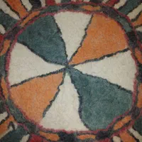 نمد گرد بزرگ|گلیم، جاجیم، گبه|رودهن, |دیوار