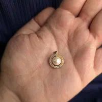 آویز طلای مرواریدی یونانی