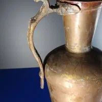 آفتابه مسی قدیمی|کلکسیون اشیاء عتیقه|مشهد, ایثار|دیوار