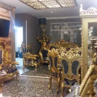 سرویس مبل سلطنتی کلاسیک ۹نفره همراه با ناهارخوری|مبلمان خانگی و میز عسلی|تهران, سرتخت|دیوار