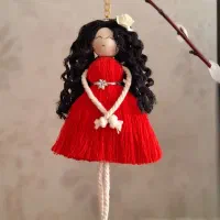 گیفت عروسک مکرومه|صنایع دستی و سایر لوازم تزئینی|سنندج, |دیوار