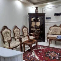 مبل سلطنتی ۹ نفره در حد نو|مبلمان خانگی و میز عسلی|بناب, |دیوار