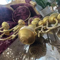 لوستر ابکاری طلا کاملا سالم|لوستر و چراغ آویز|اصفهان, آبشار|دیوار