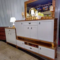 ست آینه کنسول میز تلویزیون جلومبلی نایل