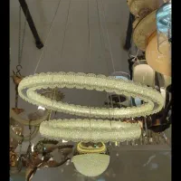 انواع لوستر های کریستالی سه حالته آشپزخانه و اتاق|لوستر و چراغ آویز|اهر, |دیوار