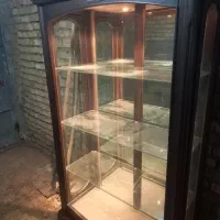 ویترین چوبی|بوفه، ویترین، کنسول|سامان, |دیوار