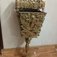 سطل وجای دستمال با ساعت