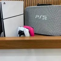 Ps5 slim دو دسته فول بازی با پایه شارژ و کیف|کنسول، بازی ویدئویی و آنلاین|قم, عمار یاسر|دیوار