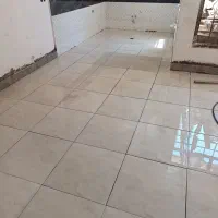 کاشی کاری سرامیک.  چسبی دوغابی. سنگ