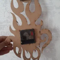 ساعت دیواری طرح شعله|ساعت دیواری و تزئینی|مشهد, کارمندان دوم|دیوار