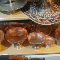 حراج واقعی ظروف مس دیبای زنجان|ظروف سرو و پذیرایی|مشهد, استاد یوسفی (شهرک غرب)|دیوار