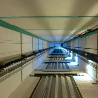 انجام استاندارد داخل ریل آسانسور